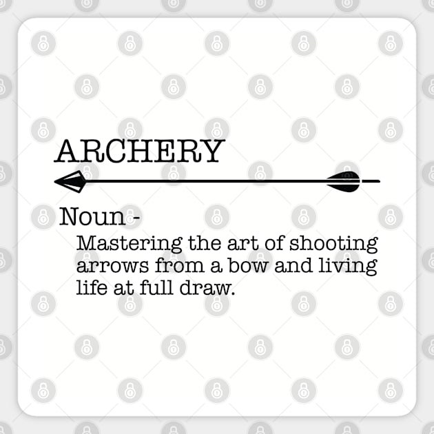 Archery - Archery Noun Magnet by Kudostees